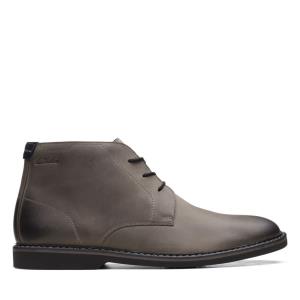 Clarks Atticus LT Mid Cut Erkek Originals Bot Koyu Gri | CLK794RIF