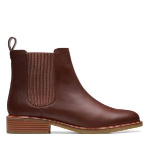 Clarks Cologne Arlo Kadın Bilek Boy Bot Koyu Kahverengi | CLK153THY