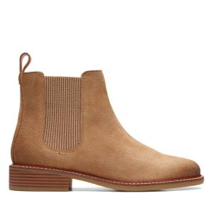 Clarks Cologne Arlo Kadın Bilek Boy Bot Açık Kahverengi | CLK610JXQ