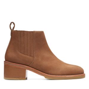 Clarks Cologne Top Kadın Bilek Boy Bot Açık Kahverengi | CLK378UWC