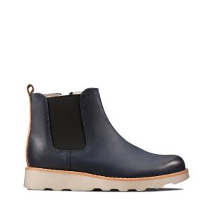 Clarks Crown Halo Kid Erkek Çocuk Originals Bot Lacivert | CLK513NDZ