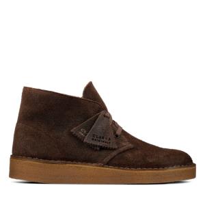 Clarks Desert Coal Erkek Originals Bot Koyu Kahverengi | CLK694MPU