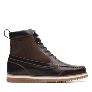 Clarks Durston Hi Erkek Originals Bot Koyu Kahverengi | CLK623GJI