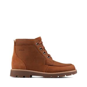 Clarks Heath Dantel Kid Erkek Çocuk Originals Bot Kahverengi | CLK783WLO