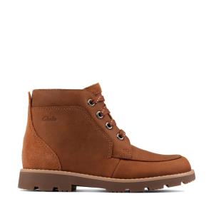 Clarks Heath Dantel Youth Erkek Çocuk Originals Bot Kahverengi | CLK348YVI