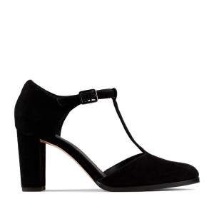 Clarks Kaylin 85 T Bar Kadın Topuklu Ayakkabı Siyah | CLK124JQI