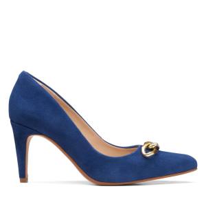 Clarks Laina85 Trim Kadın Topuklu Ayakkabı Mavi | CLK981GOK