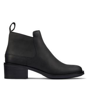 Clarks Memi Zip Kadın Bilek Boy Bot Siyah | CLK870VHM