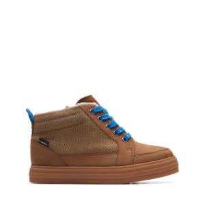 Clarks Nova Rain Kid Erkek Çocuk Originals Bot Kahverengi | CLK785KCG