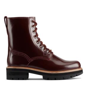 Clarks Orianna Hi Kadın Bilek Boy Bot Bordo | CLK346BWQ