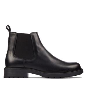 Clarks Orinoco2 Lane Kadın Bilek Boy Bot Siyah | CLK074YHE