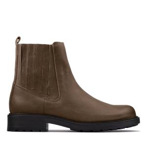 Clarks Orinoco2 Mid Cut Kadın Bilek Boy Bot Koyu Zeytin Yeşili | CLK698BAM