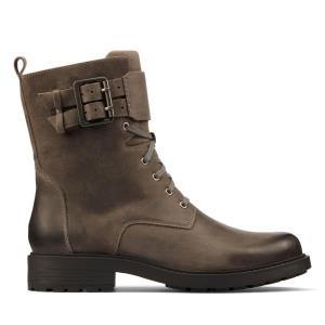 Clarks Orinoco 2 Dantel Kadın Bilek Boy Bot Gri | CLK590CWJ