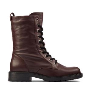 Clarks Orinoco 2 Stilleri Kadın Bilek Boy Bot Bordo | CLK024OEW