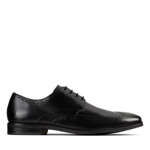 Clarks Stanford Limit Erkek Oxford Ayakkabı Siyah | CLK491IMK