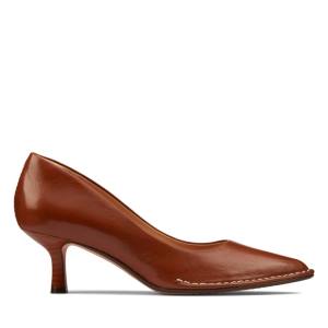 Clarks Thorna55 Court Kadın Topuklu Ayakkabı Kahverengi | CLK734FTS