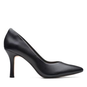 Clarks Violet 85 Court Kadın Topuklu Ayakkabı Siyah | CLK163GOX