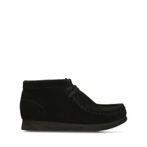 Clarks Wallabee Boot Erkek Çocuk Originals Bot Siyah | CLK097VQC