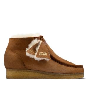 Clarks Wallabee Boot Kadın Bilek Boy Bot Kahverengi | CLK270ZKA