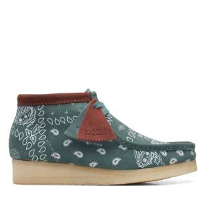 Clarks Wallabee Kadın Günlük Bot Yeşil | CLK124EWL