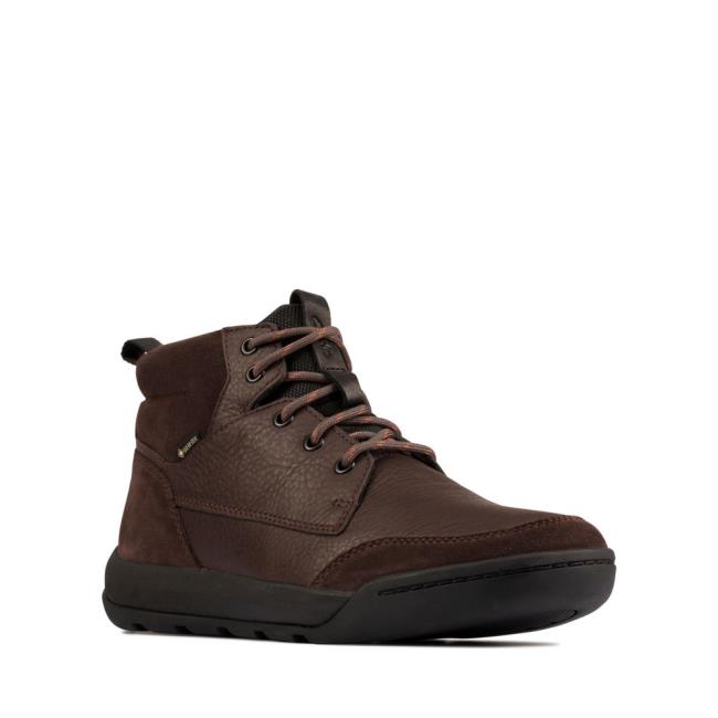 Clarks Ashcombe Hi GORE-TEX Erkek Originals Bot Kahverengi | CLK843KPX