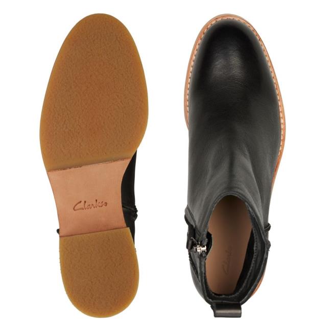 Clarks Cologne Zip Kadın Bilek Boy Bot Siyah | CLK438DWU