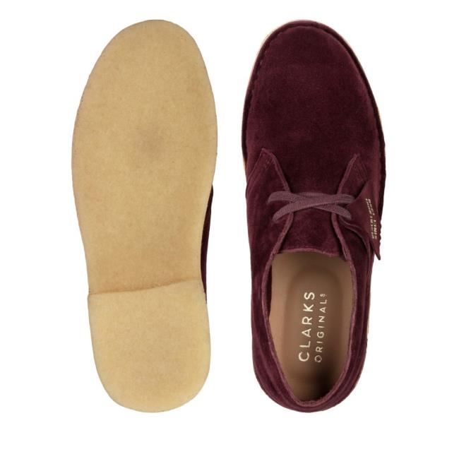 Clarks Desert Boot Kadın Bilek Boy Bot Bordo | CLK234VUT