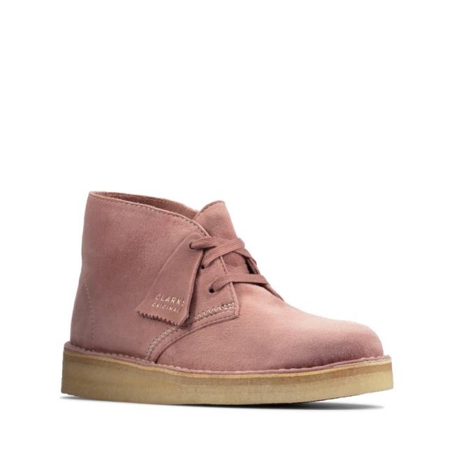 Clarks Desert Coal Kadın Bilek Boy Bot Pembe | CLK274CRG