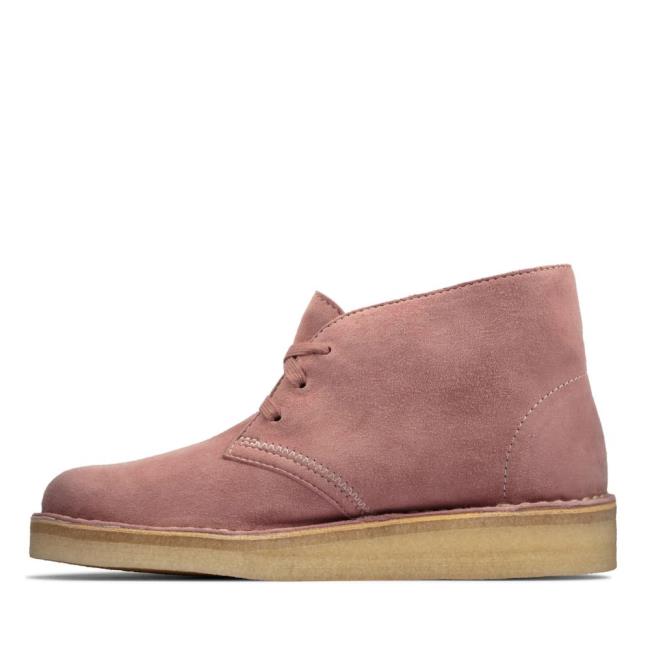 Clarks Desert Coal Kadın Bilek Boy Bot Pembe | CLK274CRG