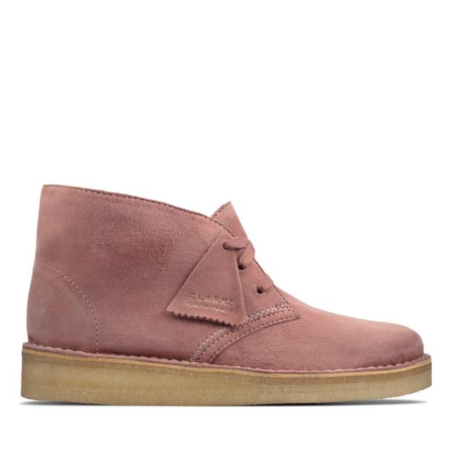 Clarks Desert Coal Kadın Bilek Boy Bot Pembe | CLK274CRG