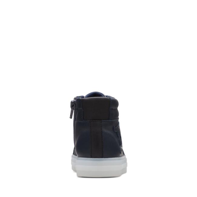 Clarks Flare Fox Kid Erkek Çocuk Originals Bot Lacivert | CLK134GAR