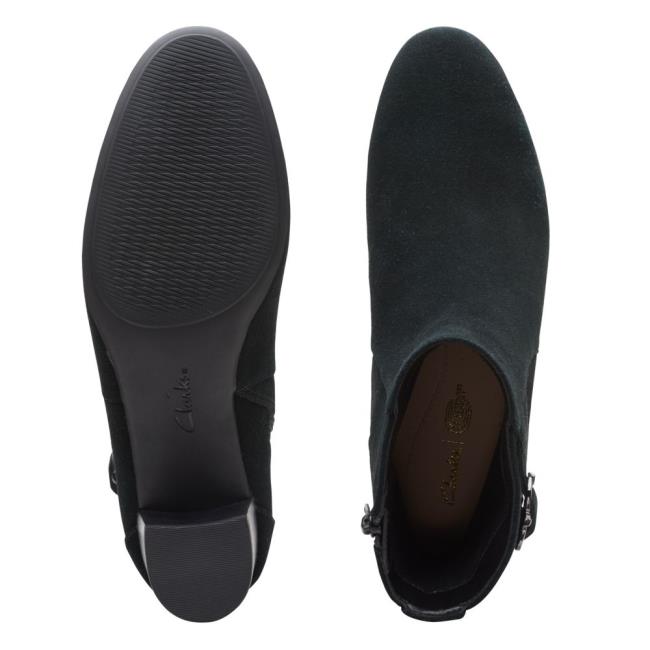 Clarks Linnae Up Kadın Bilek Boy Bot Siyah | CLK658VNS