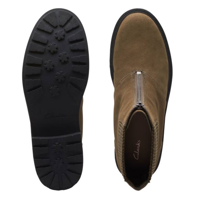 Clarks Orinoco2 Up Kadın Bilek Boy Bot Koyu Zeytin Yeşili | CLK268APC