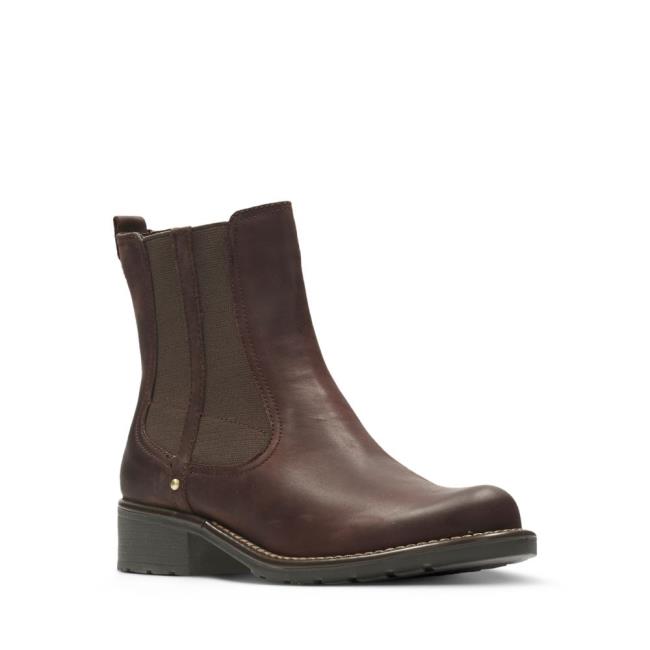 Clarks Orinoco Club Kadın Bilek Boy Bot Bordo | CLK068MYZ