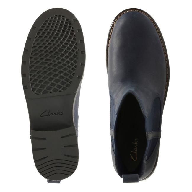 Clarks Orinoco Club Kadın Bilek Boy Bot Lacivert | CLK970JFT