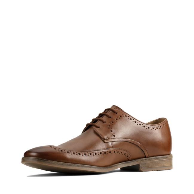 Clarks Stanford Limit Erkek Oxford Ayakkabı Kahverengi | CLK059KJG