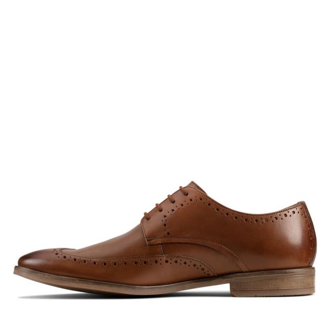 Clarks Stanford Limit Erkek Oxford Ayakkabı Kahverengi | CLK059KJG