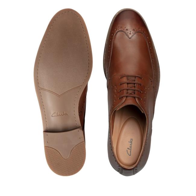 Clarks Stanford Limit Erkek Oxford Ayakkabı Kahverengi | CLK059KJG