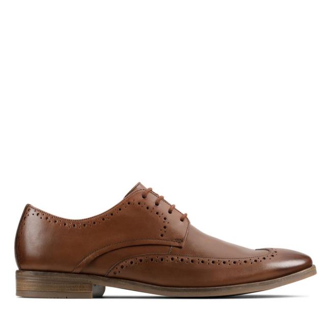 Clarks Stanford Limit Erkek Oxford Ayakkabı Kahverengi | CLK059KJG