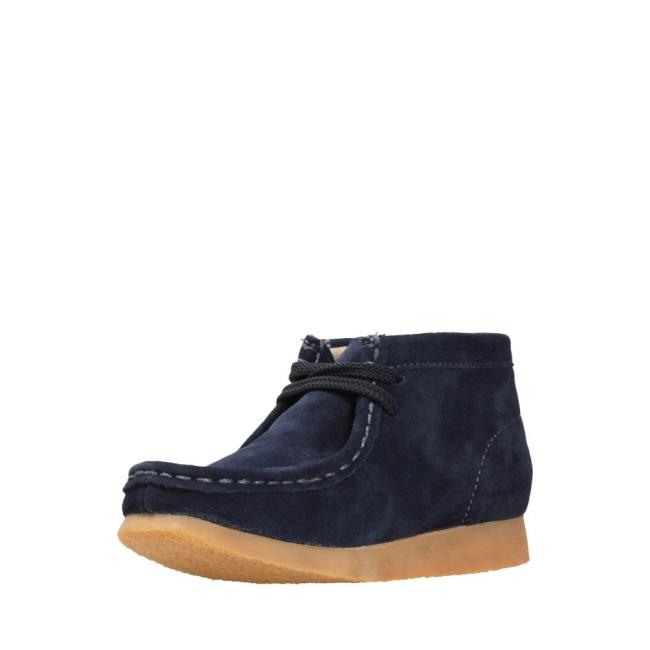 Clarks Wallabee Boot Erkek Çocuk Originals Bot Lacivert | CLK354EHM