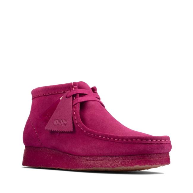 Clarks Wallabee Boot Kadın Bilek Boy Bot Mor | CLK062ATF