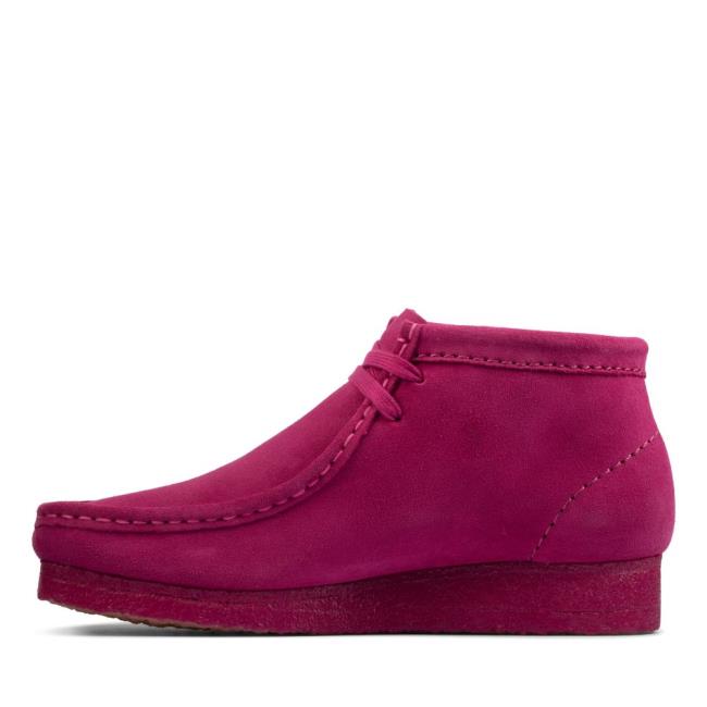 Clarks Wallabee Boot Kadın Bilek Boy Bot Mor | CLK062ATF