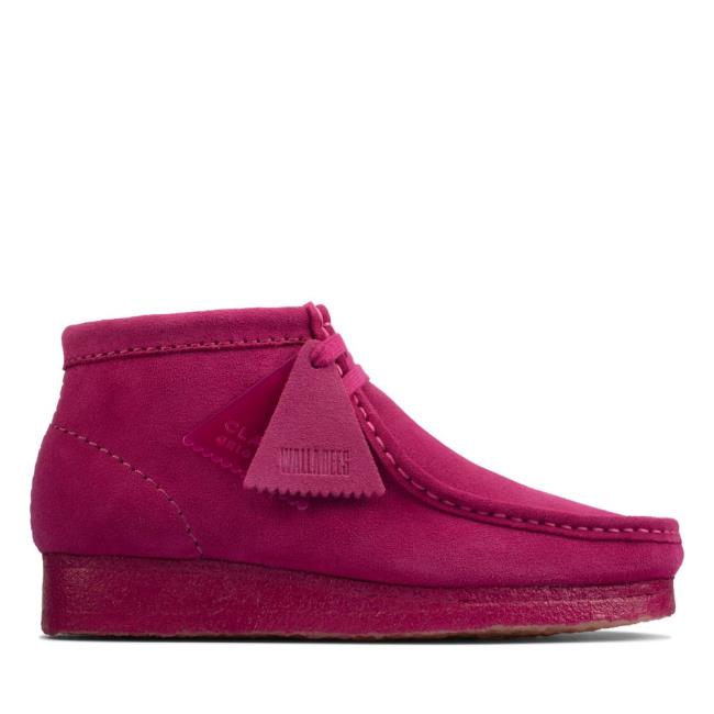 Clarks Wallabee Boot Kadın Bilek Boy Bot Mor | CLK062ATF