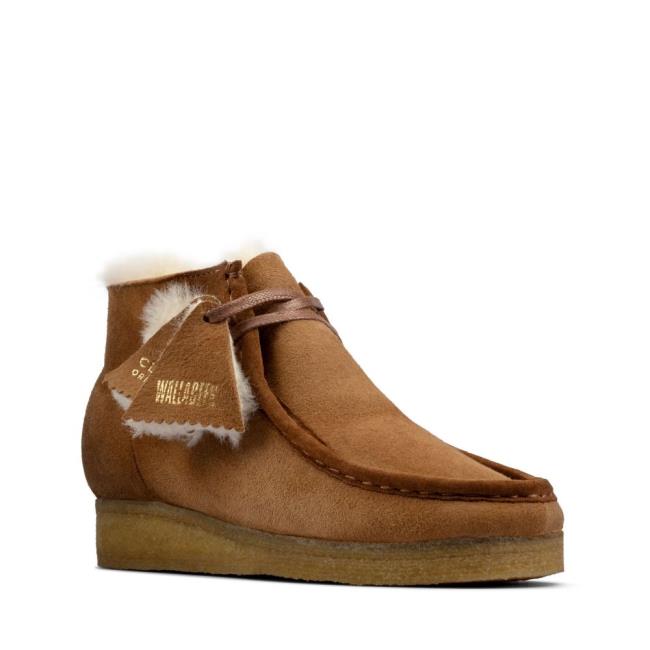 Clarks Wallabee Boot Kadın Bilek Boy Bot Kahverengi | CLK270ZKA