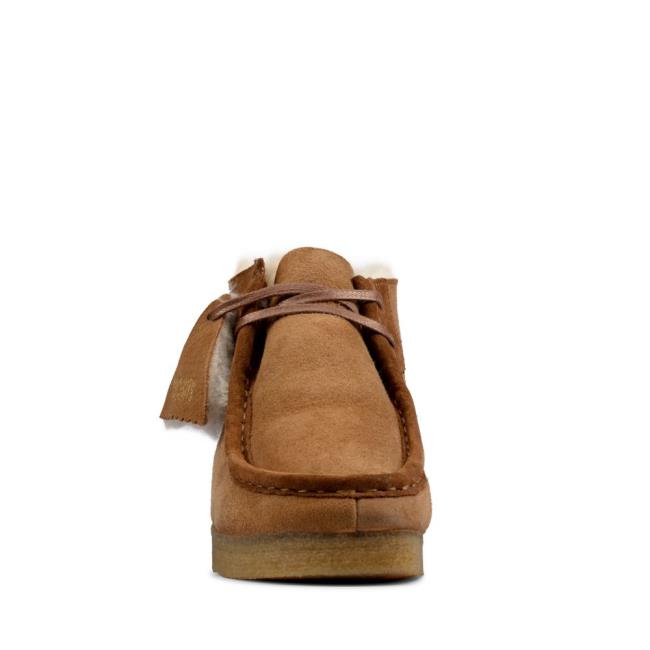 Clarks Wallabee Boot Kadın Bilek Boy Bot Kahverengi | CLK270ZKA