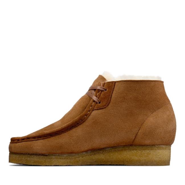 Clarks Wallabee Boot Kadın Bilek Boy Bot Kahverengi | CLK270ZKA