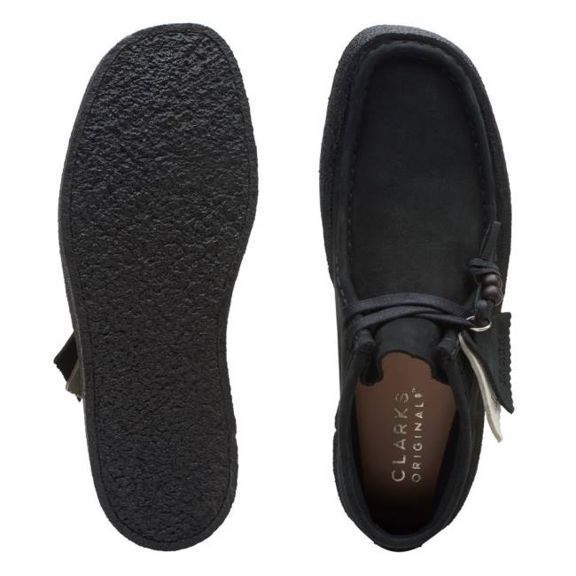 Clarks Wallabee Cup Kadın Günlük Bot Siyah | CLK691FQC