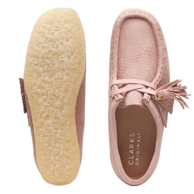 Clarks Wallabee Kadın Günlük Bot Pembe | CLK826DOT