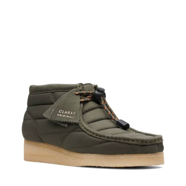 Clarks Wallabee Kadın Günlük Bot Zeytin Yeşili | CLK074FVM