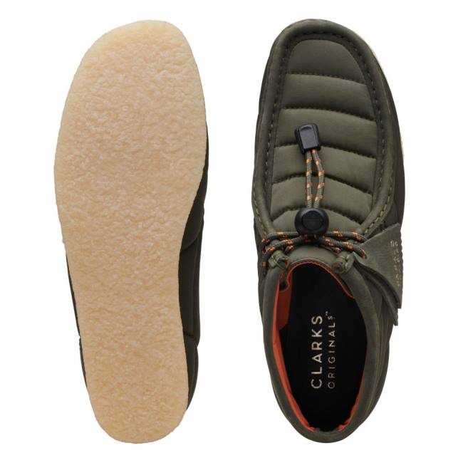 Clarks Wallabee Kadın Günlük Bot Zeytin Yeşili | CLK074FVM